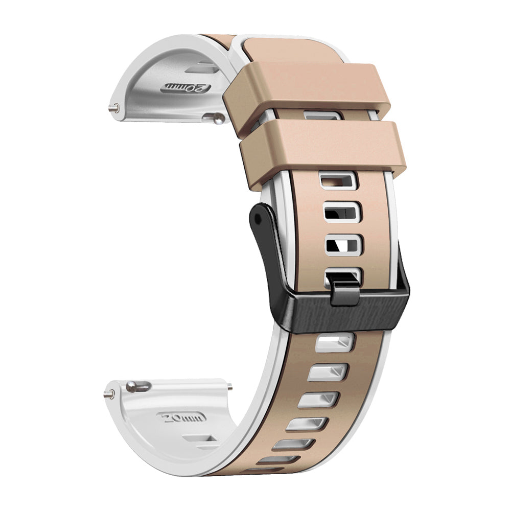 For Huawei Watch Buds GT 3 SE GT 3 Pro 46mm Silicone Watchband 22mm Dual Color Watch Strap For Huawei Watch Buds GT 3 SE GT 3 Pro 46mm Silicone Watchband 22mm Dual Color Watch Strap